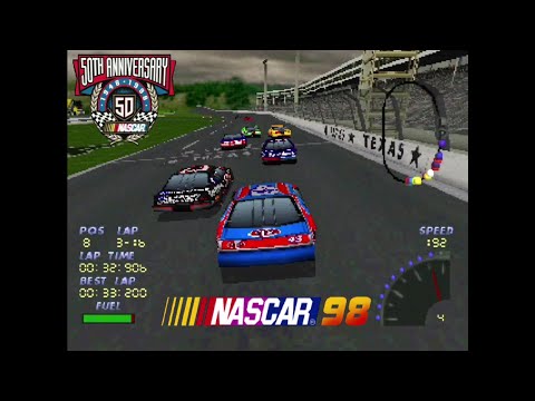 NASCAR 98 Collectoru0027s Edition - PS1 Gameplay