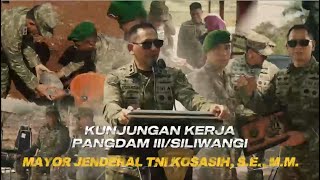 Yonif TP 840/Golok Sakti | Working Visit by the Commander of the III/Siliwangi Military Command