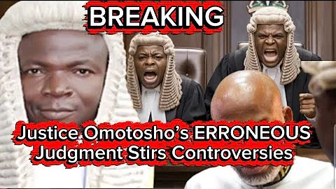 Everyone is realizing something is VERY wrong with Justice Omotosho’s Judgment on Nnamdi Kanu 