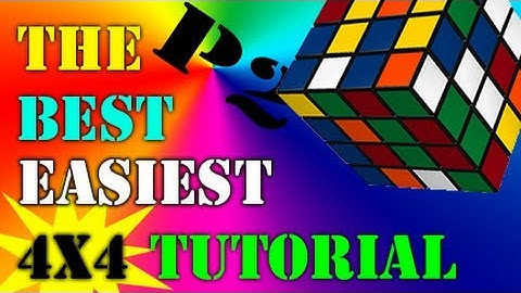 How to Solve a 4x4 EASY! (Part 2/2)