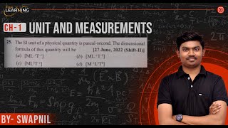 The SI unit of a physical quantity is pascal-second. The dimensional formula of this quantity will b
