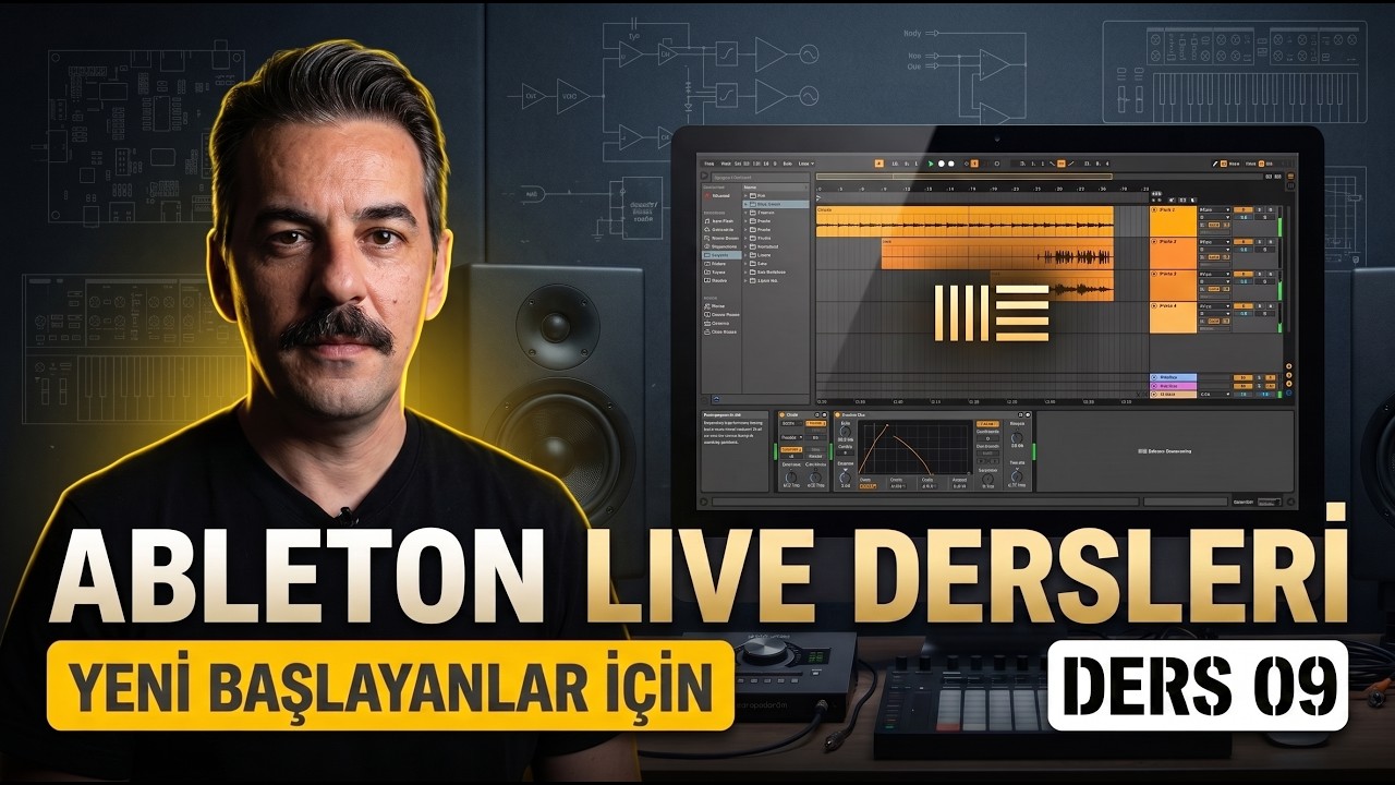 ABLETON LIVE DERSLERİ 9 (Yeni Başlayanlar İçin) (Ableton'da Warp Fonksiyonu)