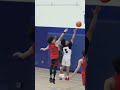 8th grader Will Conroy Jr drives to the basket for Paul George Elite 2029