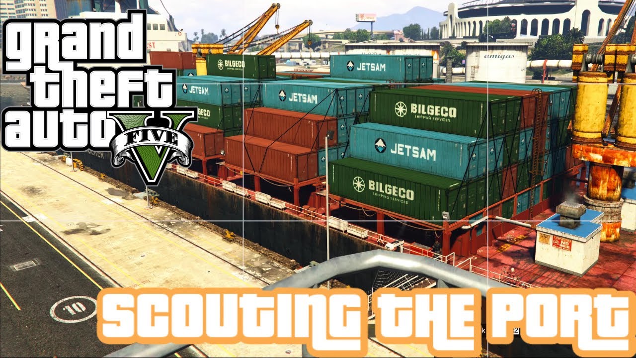 “Scouting The Port” | Trevor Surveys The Docks | GTA V PS5 4K