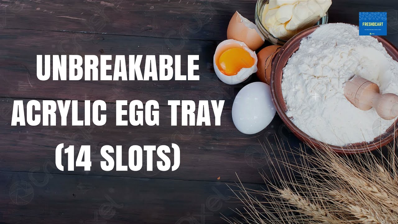 FreshDcart Unbreakable Egg Storage Organizer Box with Egg Container Tray Stand