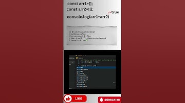 JavaScript Tricky Question Explained 🤯 | console.log([] == ![]) Output Explained