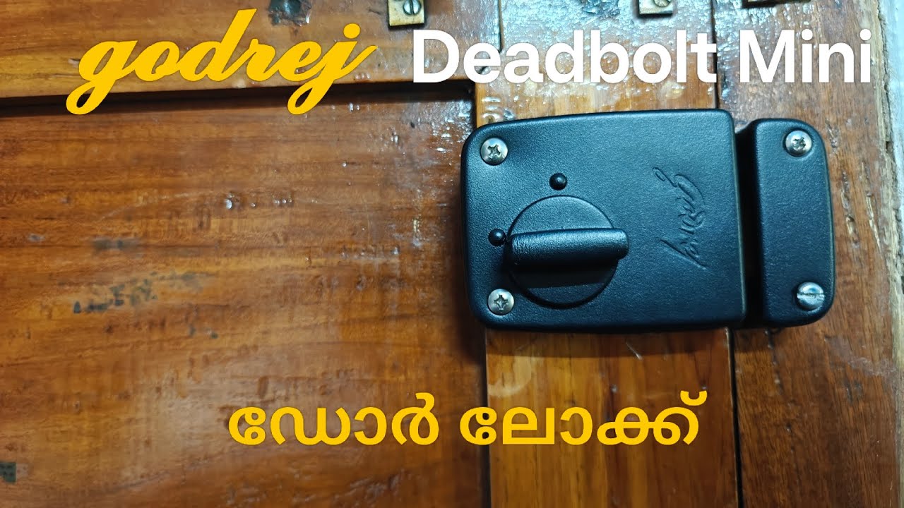 Godrej deadbolt mini door lock 