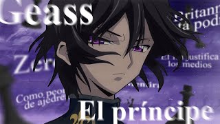 CODE GEASS and the PRINCE of MAQUIAVELO