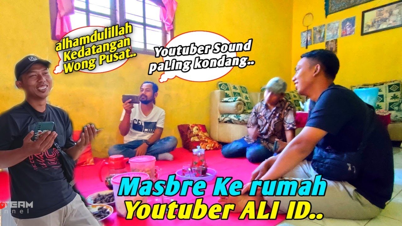 pertamakaLinya Masbre  berkunjung kerumah YouTuber sound ALI ID. SekaLigus penyewa brewog.