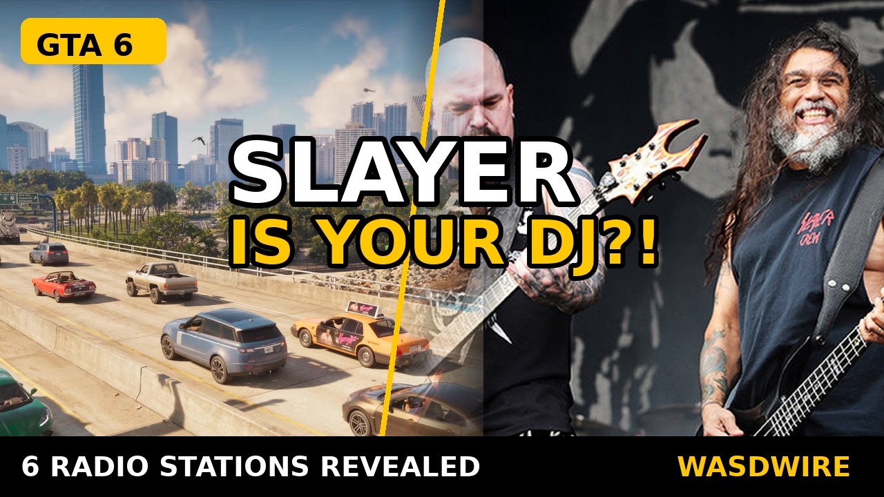GTA 6's BIGGEST Music Reveal Ever: 6 Radio Stations, Slayer as Your DJ + 25-Min LEAK!