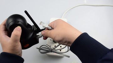 How to Configure VStarcam Security Camera C29S ethernet cable Connection