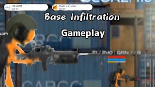 Base Infiltration gameplay | Stick Warfare: Blood Strike