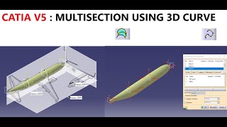 Celebrity CATIA V5 : MULTISECTION USING 3D CURVE Net Worth