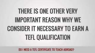 ITTT FAQs - Do I need a TEFL certificate to teach abroad?