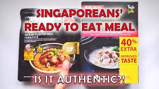 Tasting Singaporeans Ready to Eat Meal! - Chicken Porridge and Claypot Rice