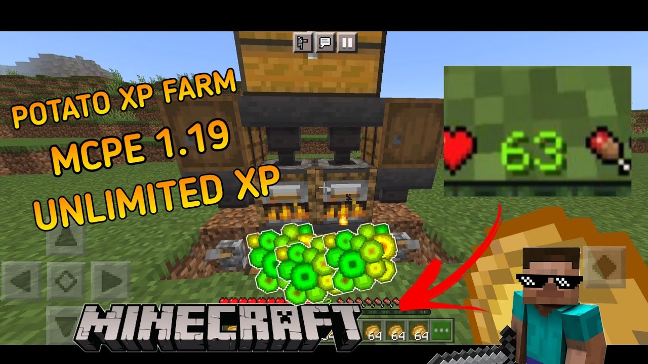 Potato XP Farm For Minecraft 1.19 100 Working Minecraft YouTube