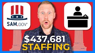 How to Use SAM.gov to Bid Government Contracts (Staffing Example)