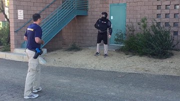 Police Training Scenario During Citizen