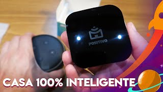 LIGANDO PELA PRIMEIRA VEZ SMART CONTROLE UNIVERSAL POSITIVO CASA INTELIGENTE