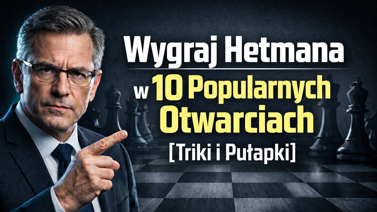 Wygraj Hetmana w 10 Popularnych Otwarciach [Triki i Pułapki]