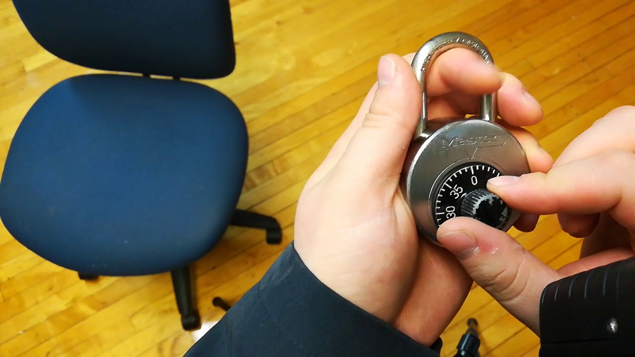 Old Master Lock opening demo YouTube