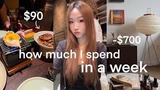 What I Spend in a Week Living Alone in NYC