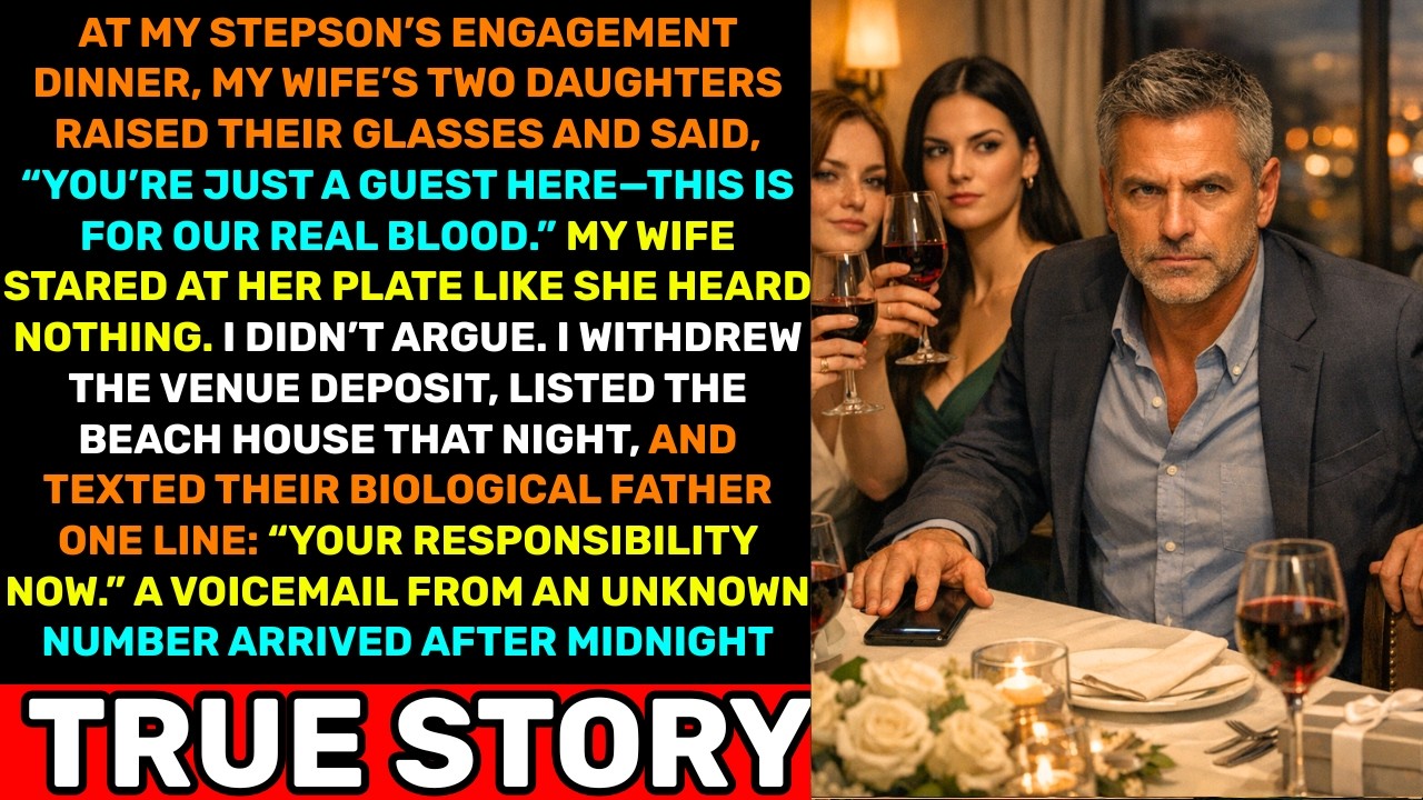 At My Stepson’s Engagement Dinner, I Canceled The Venue And Texted His Dad — The Call Came After...