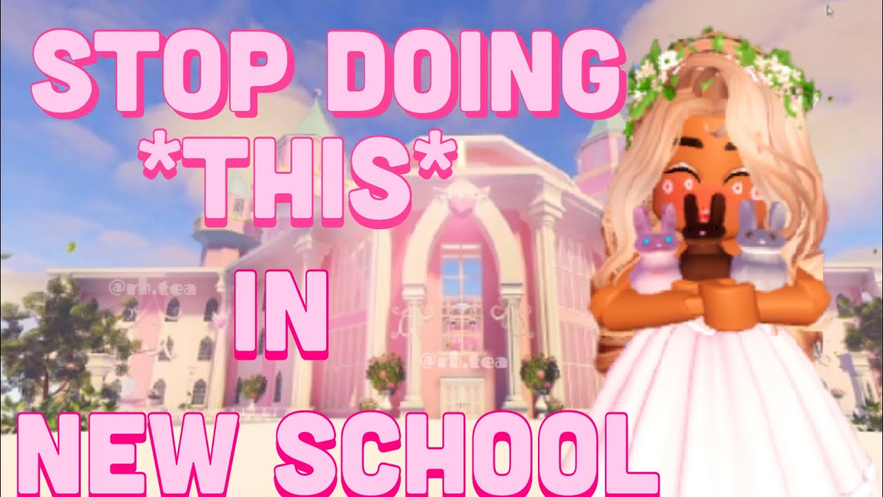 ROYALE HIGH PLAYERS NEED TO STOP DOING *THIS* WHEN THE NEW SCHOOL COMES OUT... YouTube