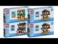 All LEGO Houses of the World sets 2023 Compilation/Collection Speed Build