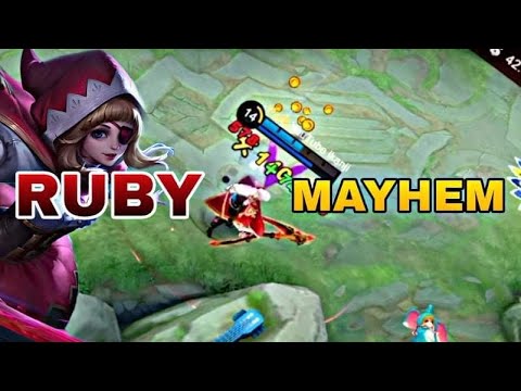 Mayhem mode Season 22 | RUBY Montage | ikanji Gaming | Mobile Legends
