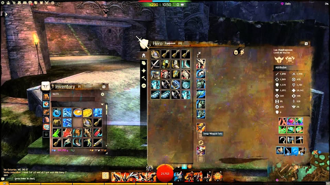 Guild Wars 2 Warrior Greatsword Build Skills YouTube