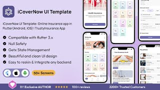 iCoverNow UI Template: Online Insurance app in Flutter(Android, iOS) | TrustyInsurance App screenshot 4