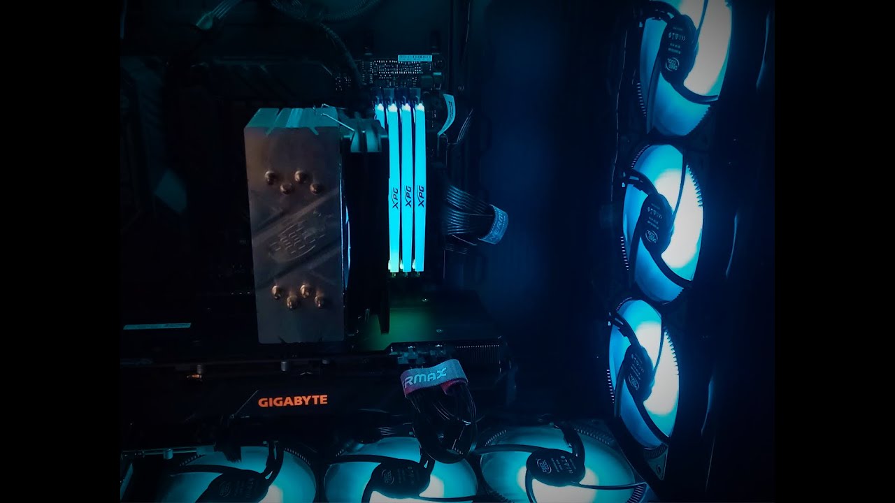 Lian Li PC-O11 AIR замена кулеров lian li на DEEPCOOL RF120 - YouTube