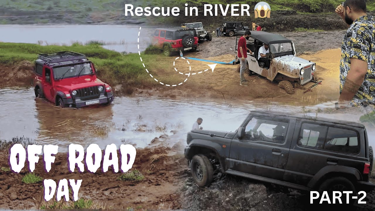 Offroad Adventure Continues! River Trail & Mahindra Major Recovery | Part 2