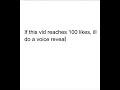 if this reaches 100 likes, ill do voice reveal #voice #voicereveal #roblox