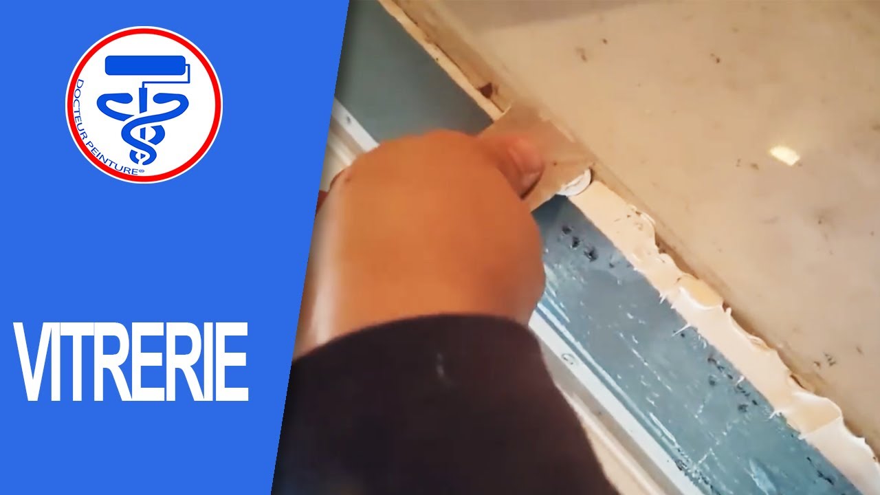 Changer une vitre avec du mastic de vitrier 