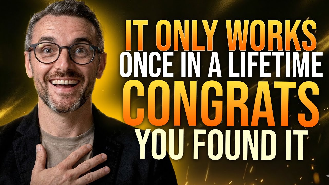 LISTEN FOR JUST 1 MINUTE !! MONEY COMES OUT OF NOWHERE! IT ONLY WORKS ONCE IN A LIFETIME