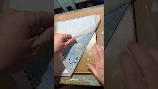 Still trying to find the perfect marble look with the gel plate #gelprinting #papermarbling