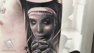Praying Nun Tattoo