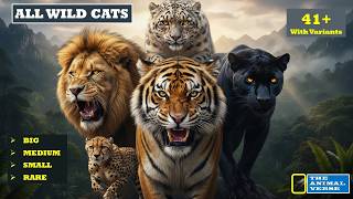 Every Wild Cat Species Explained | From Tigers to Tiny Desert Cats | 41+ With All Variants