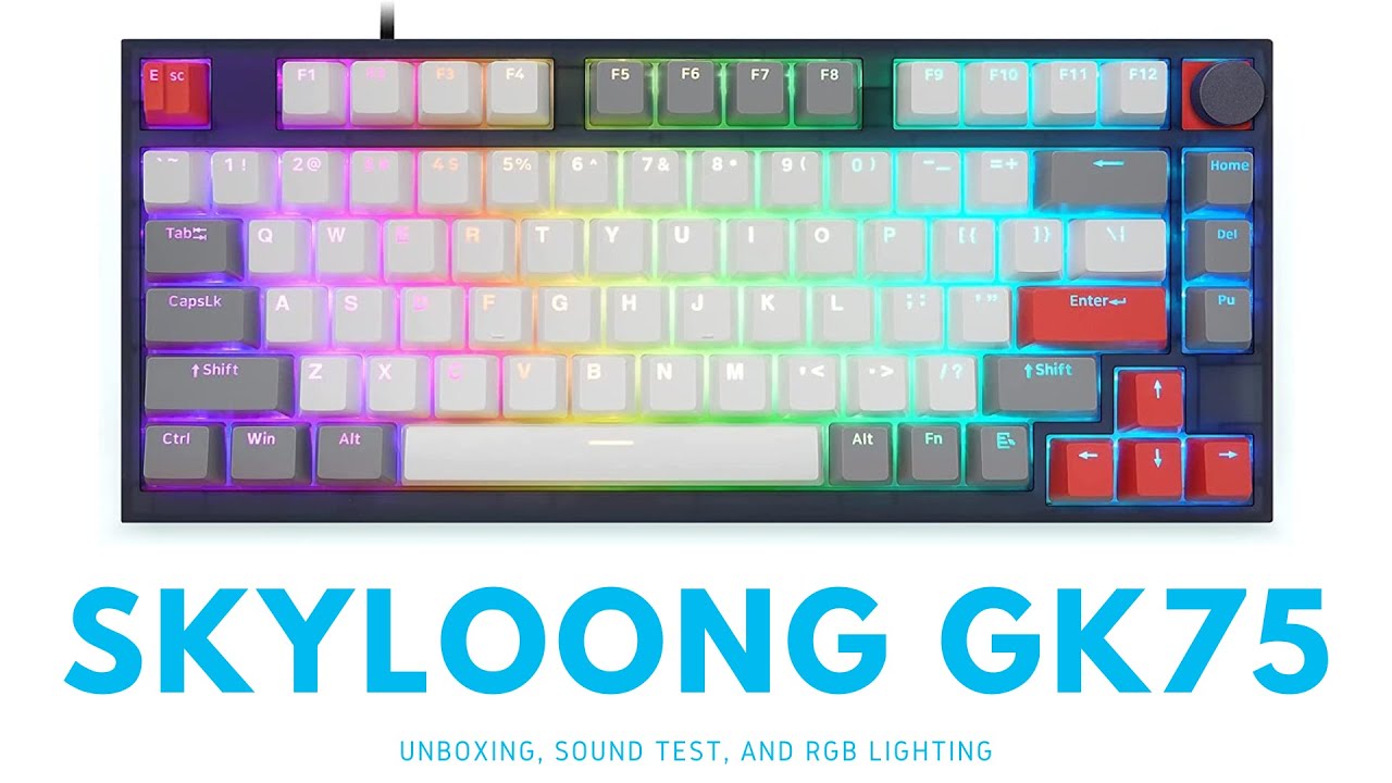コスパ◎】EPOMAKER SKYLOONG GK75レビュー【光学軸メカニカル
