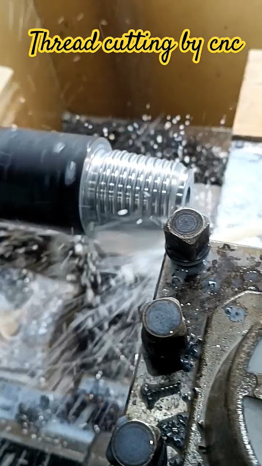 thread kaise banaye jate h dekhe machine cncmachine shorts YouTube