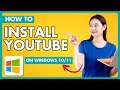 How to Install YouTube App for Laptop in Window 10 &amp; 11 | Easy Tuturial Guide Mp3 Song