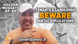 Tenants & Landlords Beware Rental Applications | Golden Nuggets Ep. 84
