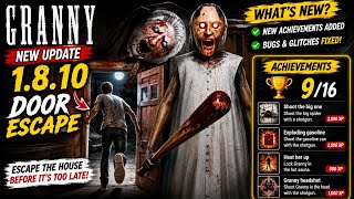 😱 Granny 1.8.10 Update is INSANE! | All New Achievements Completed 🏆. Profile