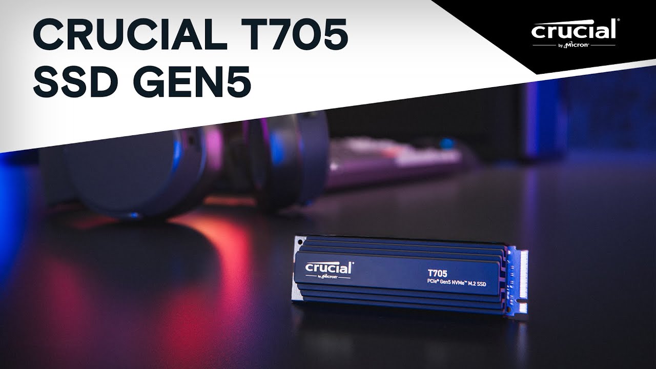 Crucial T705 4TB PCIe Gen5 NVMe M.2 SSD | CT4000T705SSD3 | Crucial IT