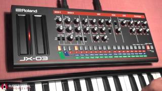 Fiddling with Roland JX 03
A quick run on the front panel controls of Roland JX-03, modeled after the vintage JX-3p Synthesizer. No music, just controls checking on this video. Fiddling with Roland JX 03