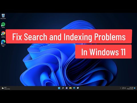 Fix Search and Indexing Problems In Windows 11