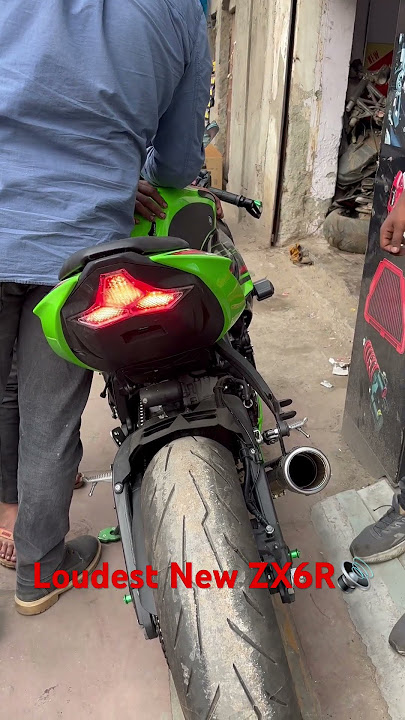 New Kawasaki ZX6R | Loud Exhaust | #kawasaki #zx6r #exhaustsound #loudexhaust