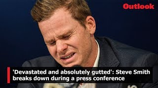 Famous 'Devastated and absolutely gutted': Steve Smith breaks down during a press conference Profile